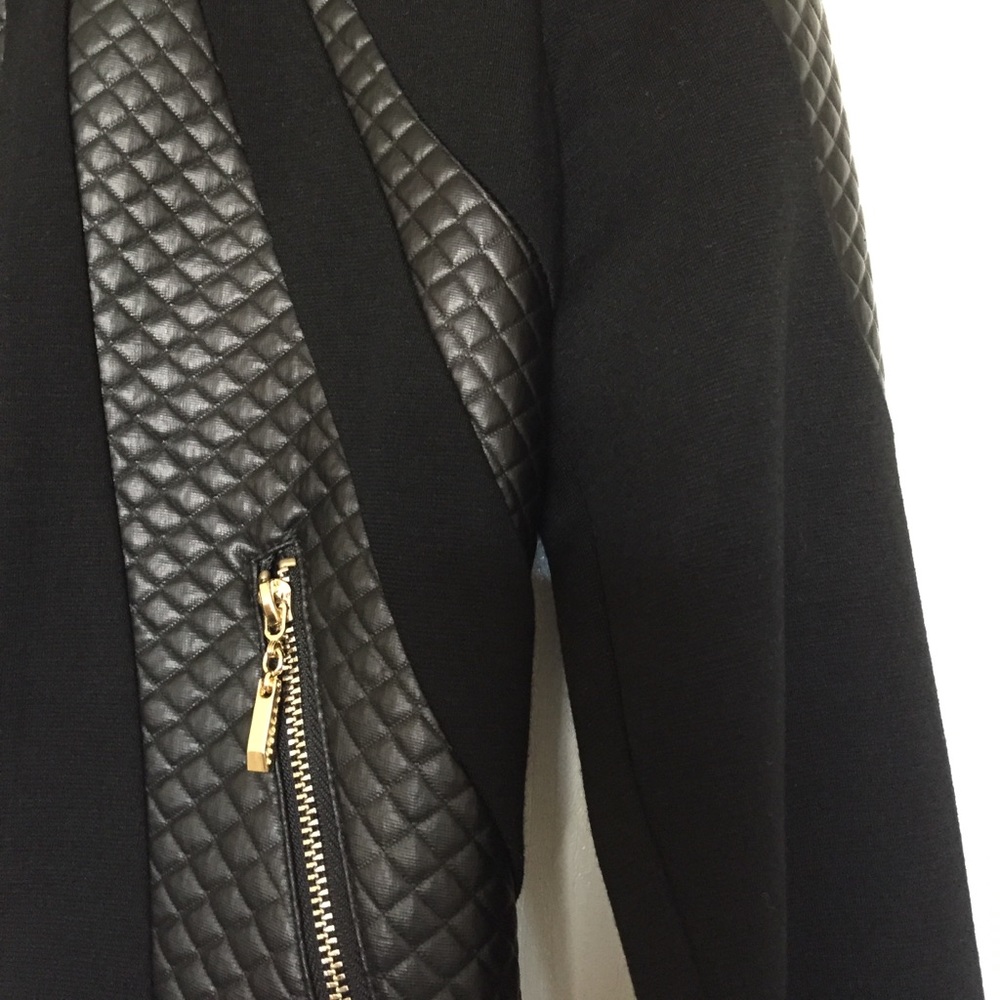 Crop Leather Jacket - Picture 4 of 5